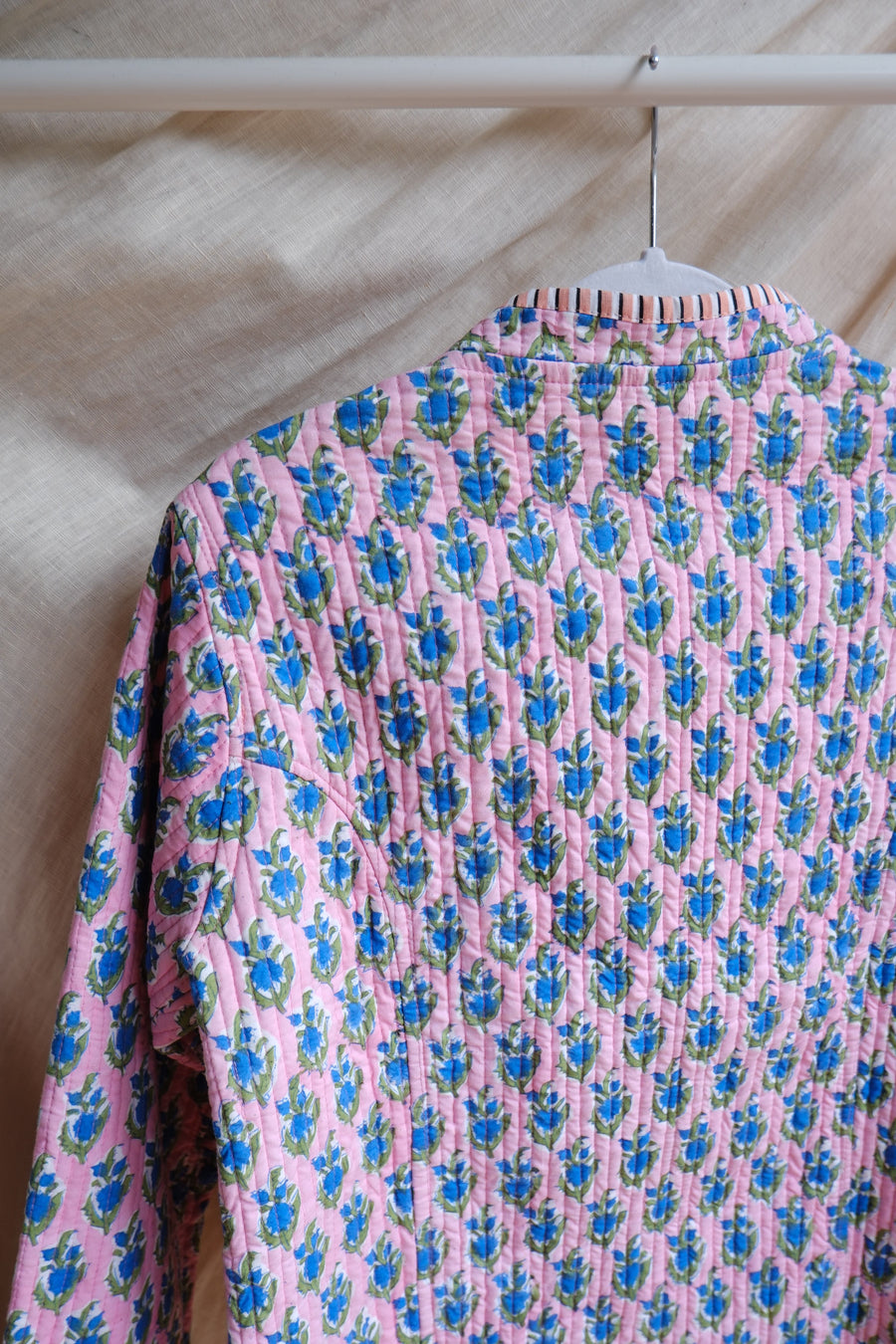 Pink Floral Jacket - S