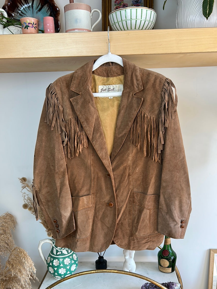 Suede Tassel Jacket - S