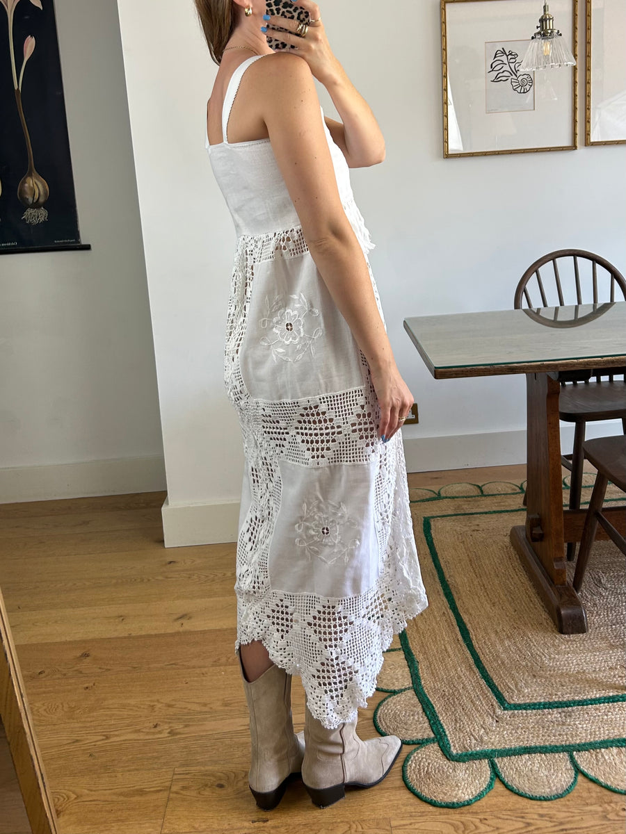Reworked Lace Dress - UK 8