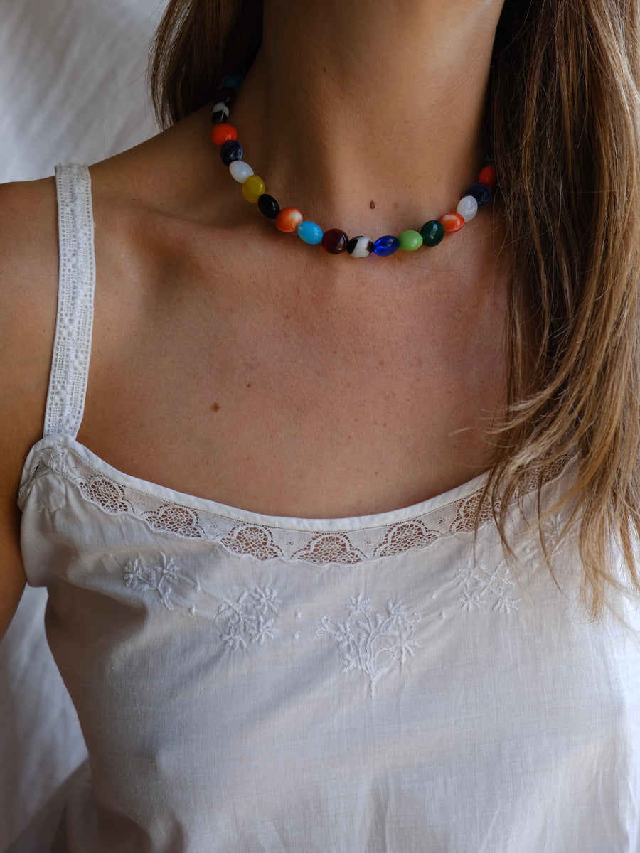 Glass Bead Necklace