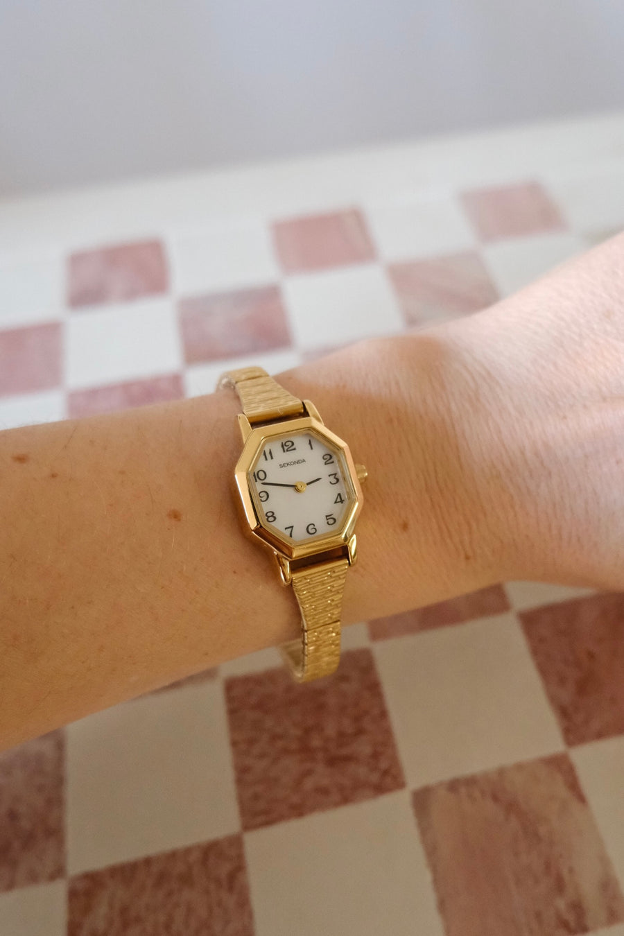 Sekonda Gold Plated Mother of Pearl Watch