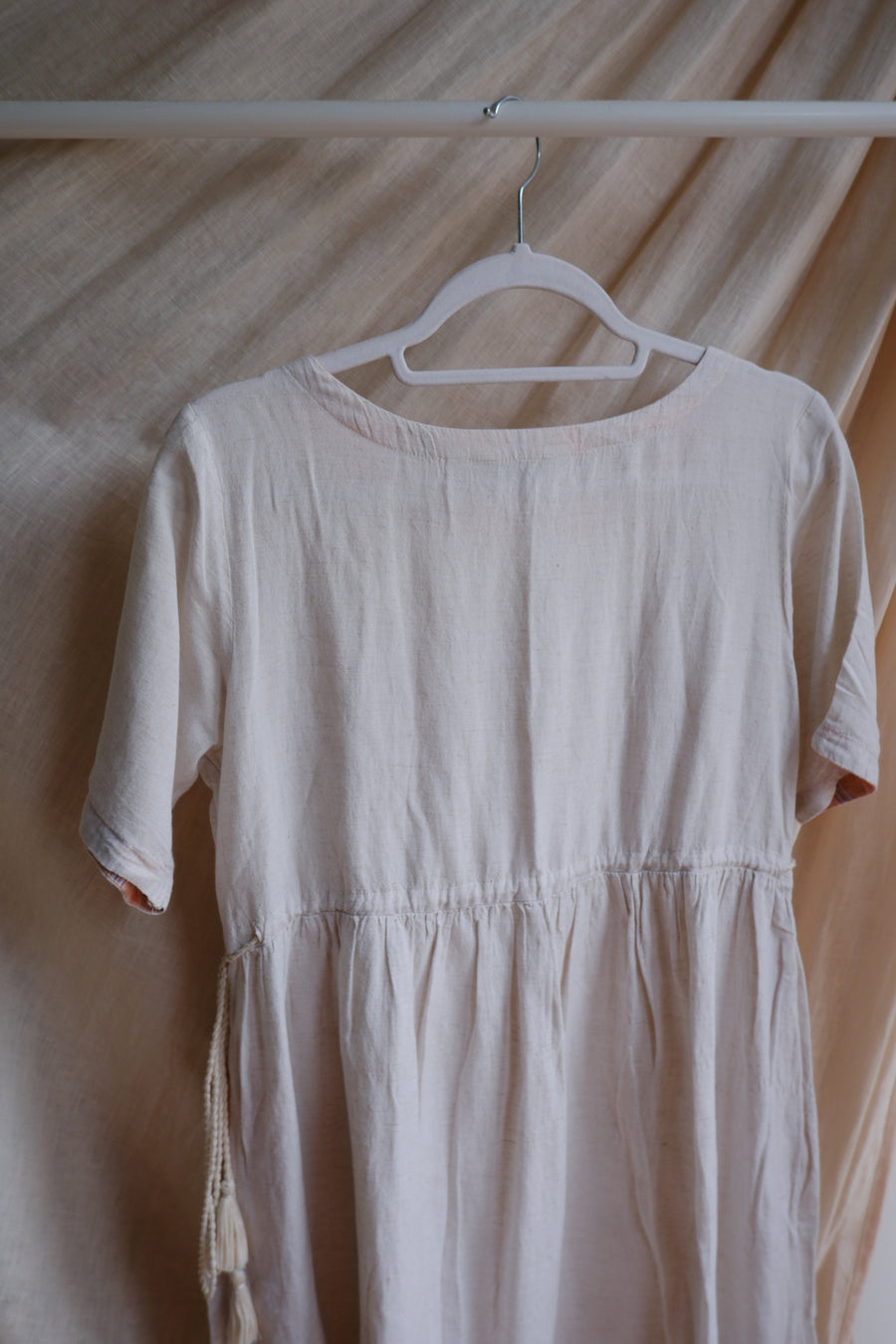 Embroidered Smock Dress - UK 10-14