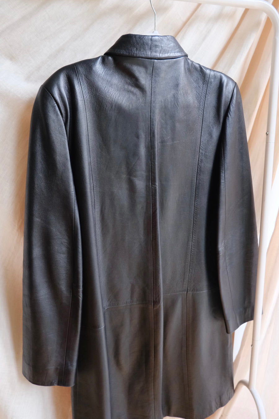Black Leather Jacket - S
