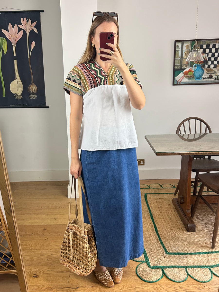 Tapestry Smock Top - S/M