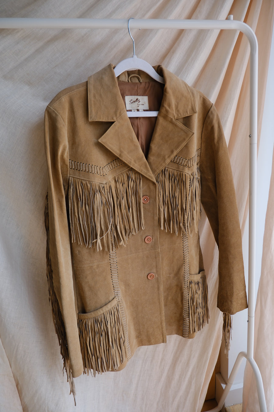 Suede Tassel Jacket - S