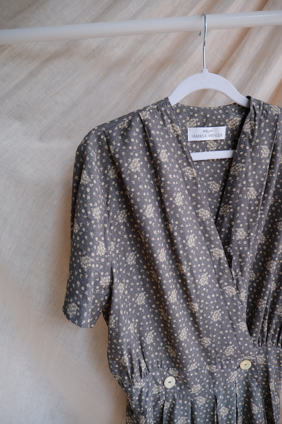 Green Floral Playsuit - UK 10-12