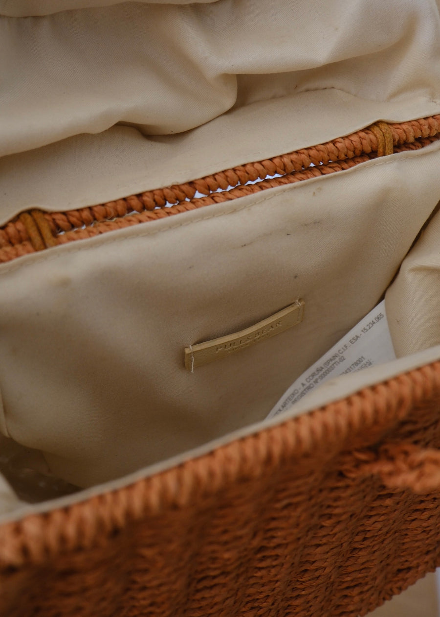 Round Wicker Bag