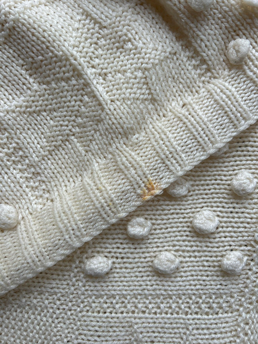 Pattern Knit Jumper - L