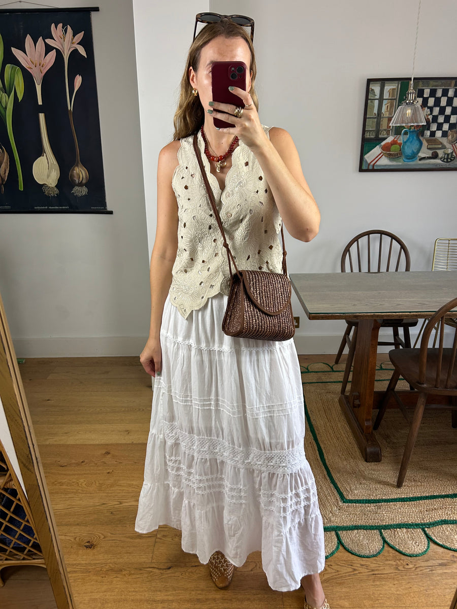 Brown Straw Bag