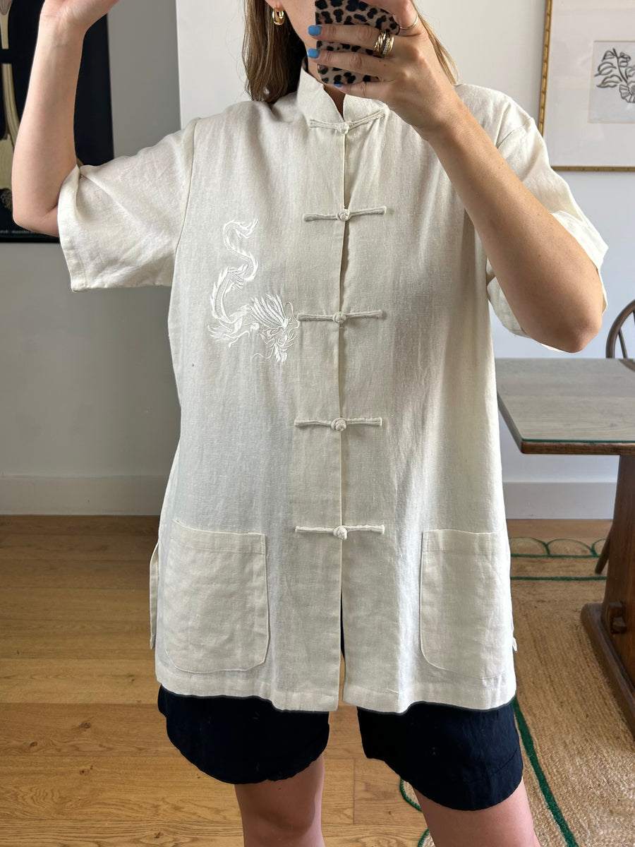 Cotton Embroidered Tunic - XL