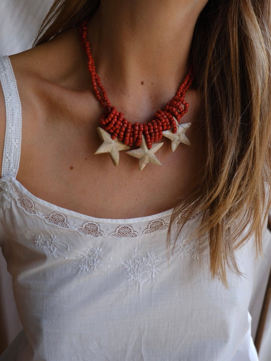 Bead Star Necklace