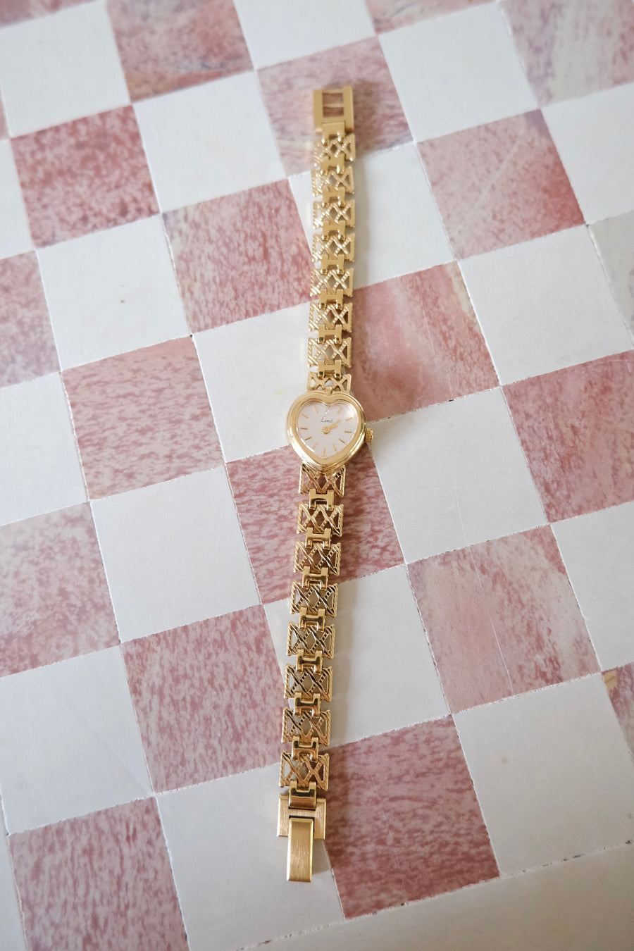 Limit Gold Plated Heart Watch