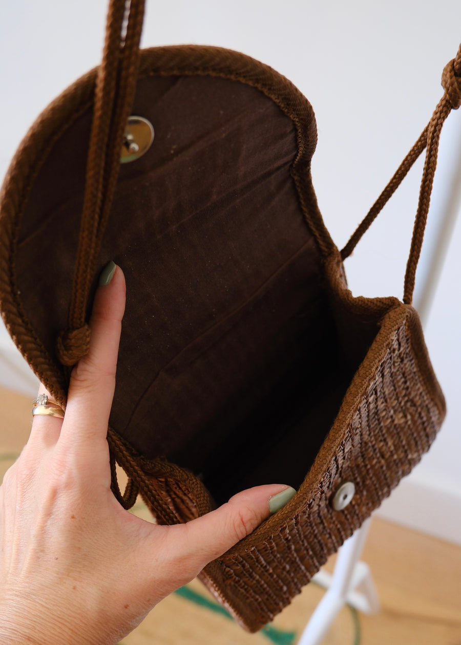 Brown Straw Bag