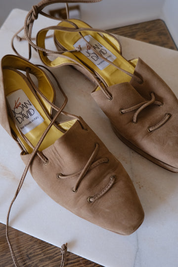 Suede Lace-Up Shoes - UK 5