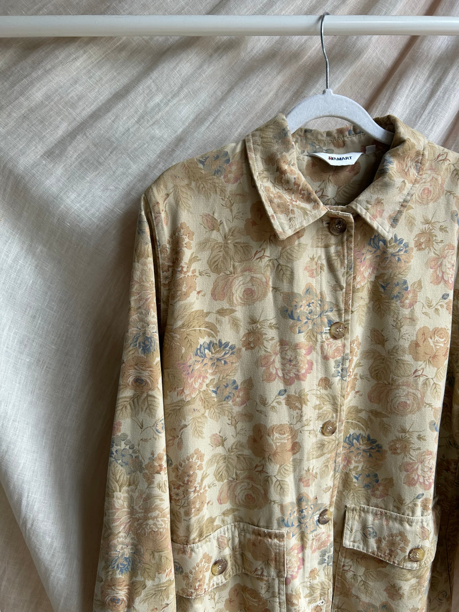 Floral Chore Jacket - L