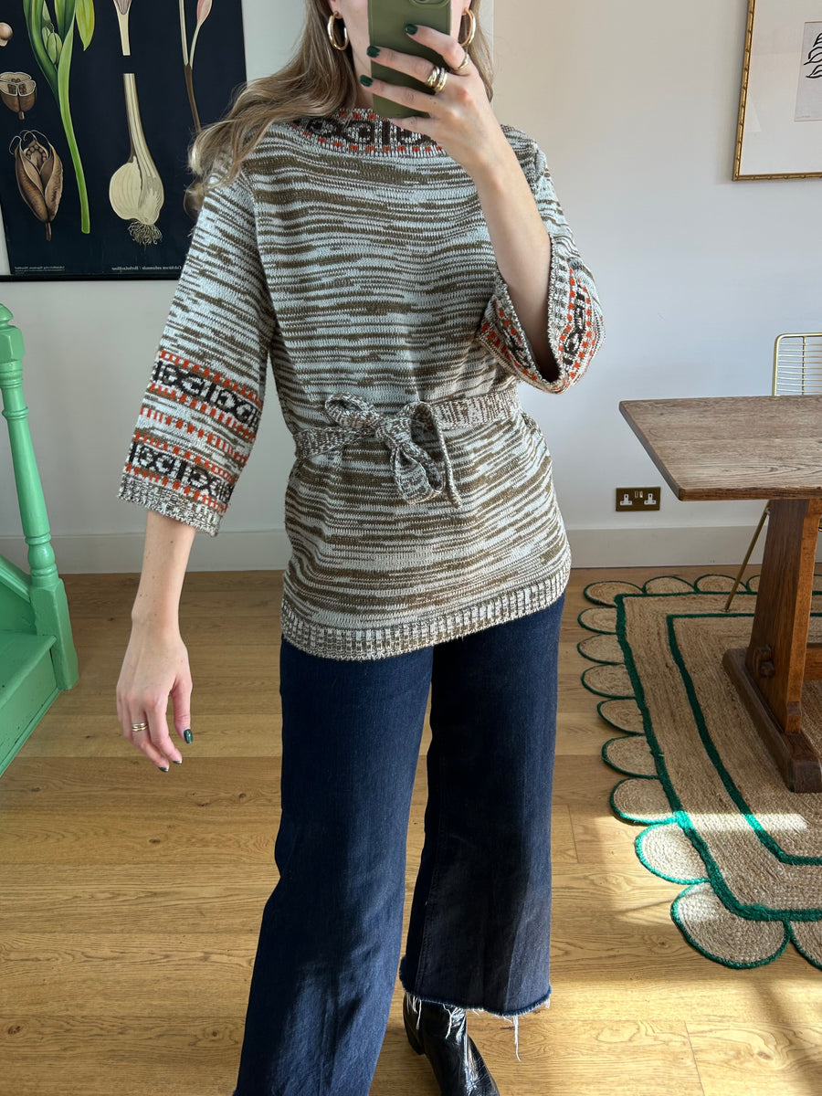 Belted Tunic Jumper - S/M