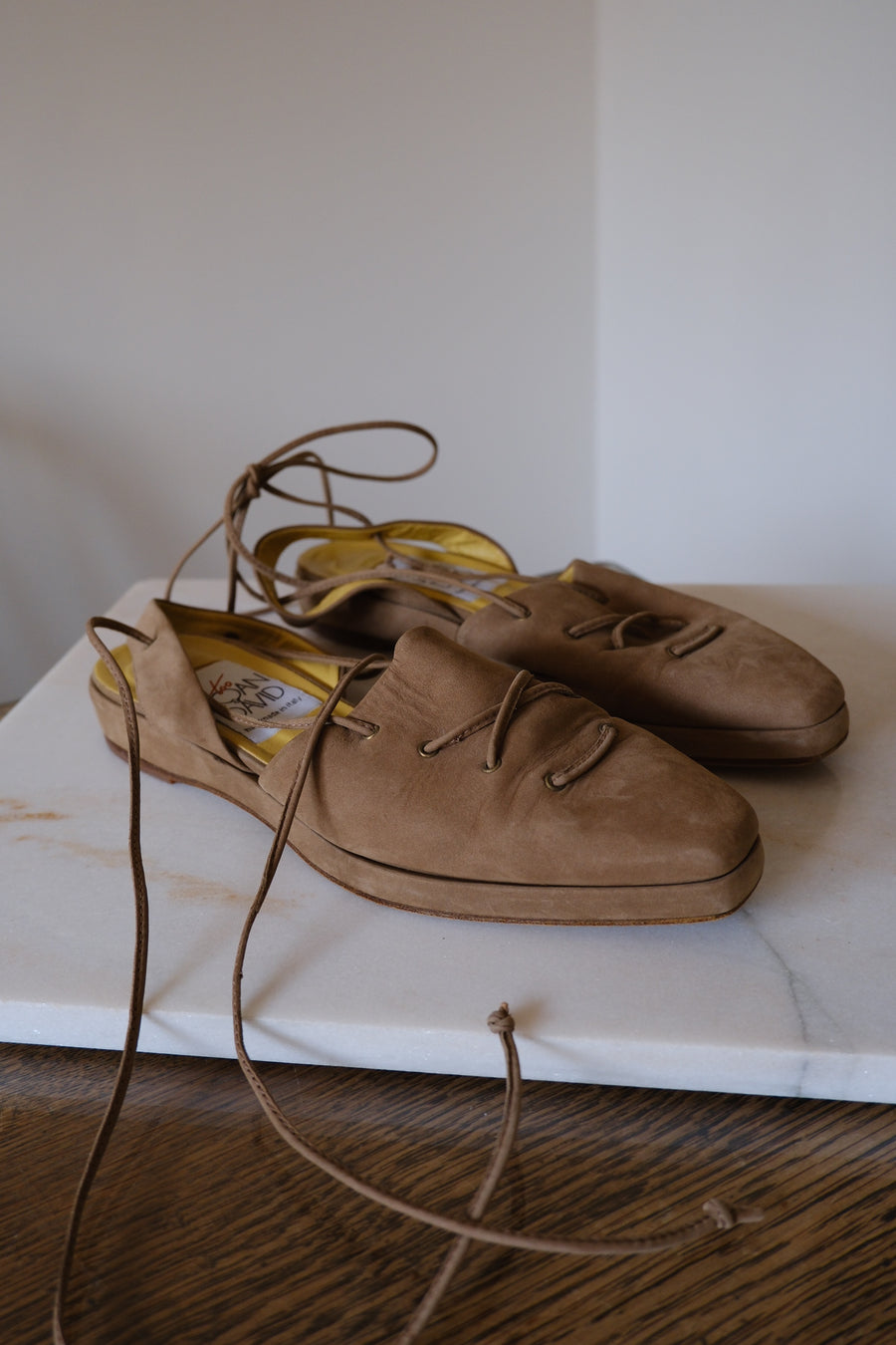 Suede Lace-Up Shoes - UK 5