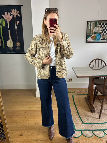 Snakeskin Print Jacket - S