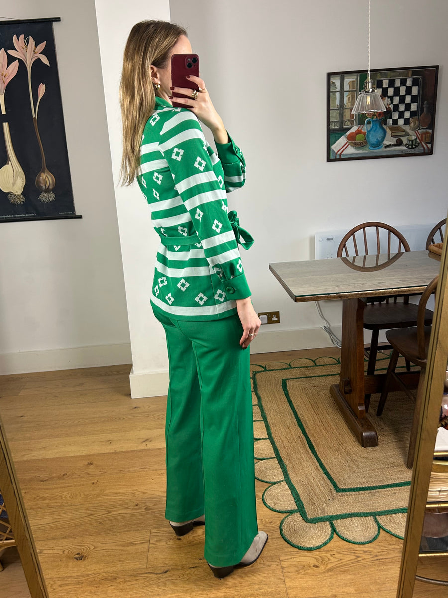 Green Flared Co-Ord - UK 8/10