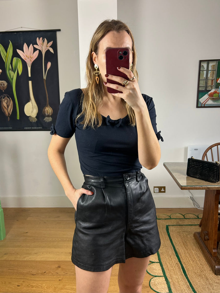 Leather Shorts - UK 12/14