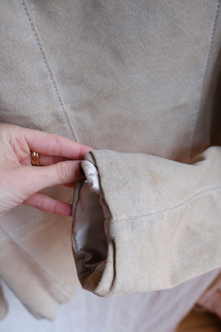 Mongolian Fur Blazer - S