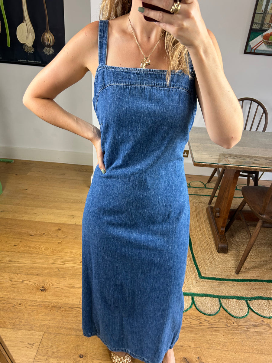 Denim Maxi Dress - UK 10