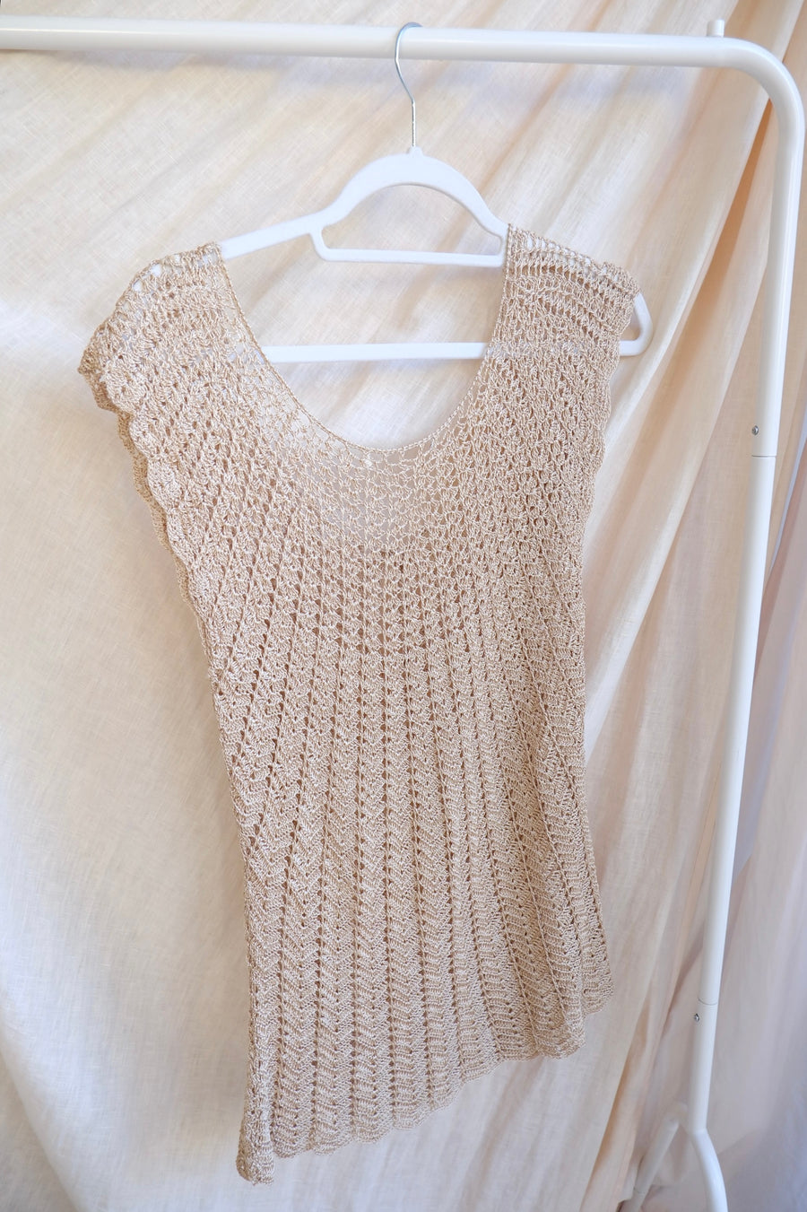 Gold Knit Top - S