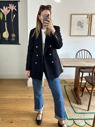 Navy Blazer - S