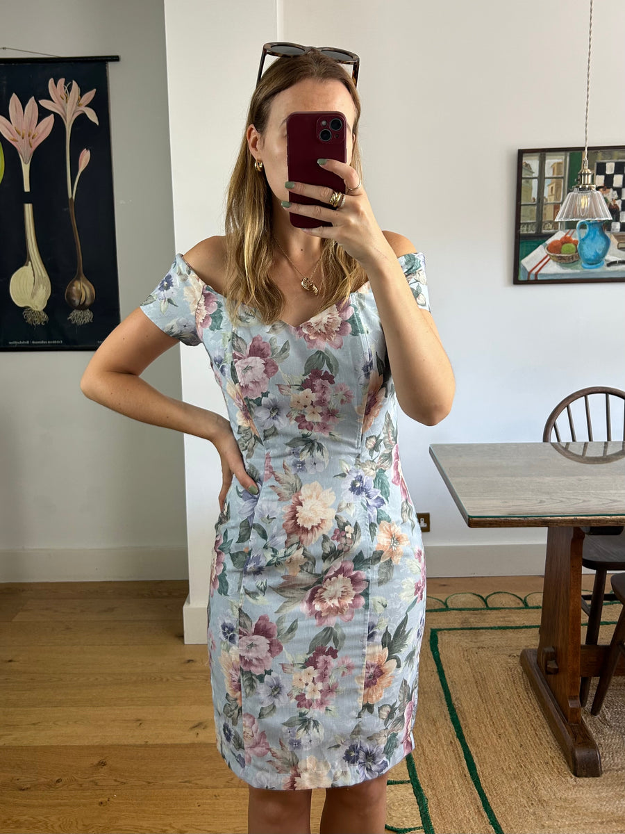 Floral Party Dress - UK 8