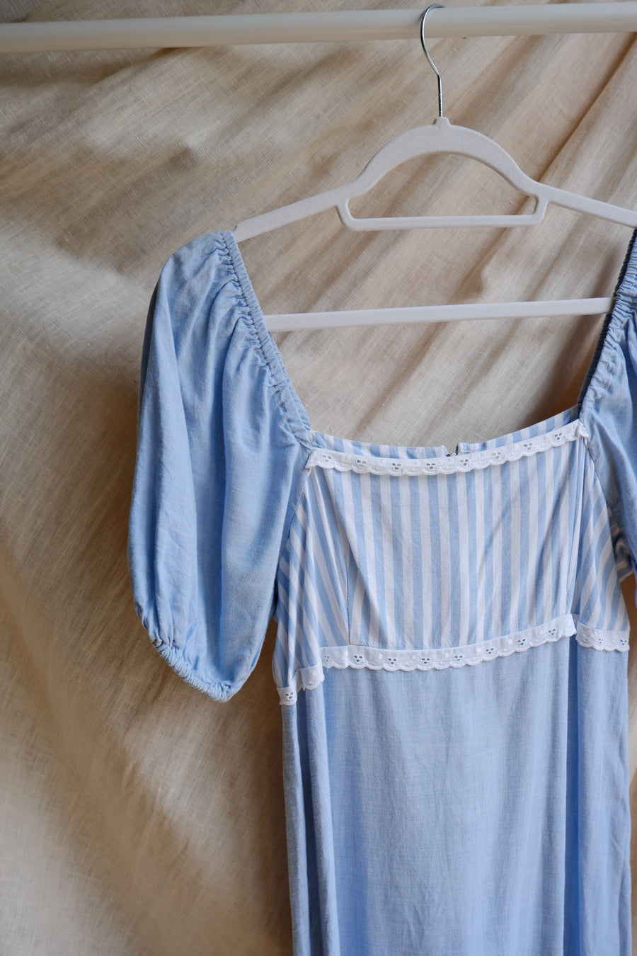 Blue Prairie Dress - UK 8