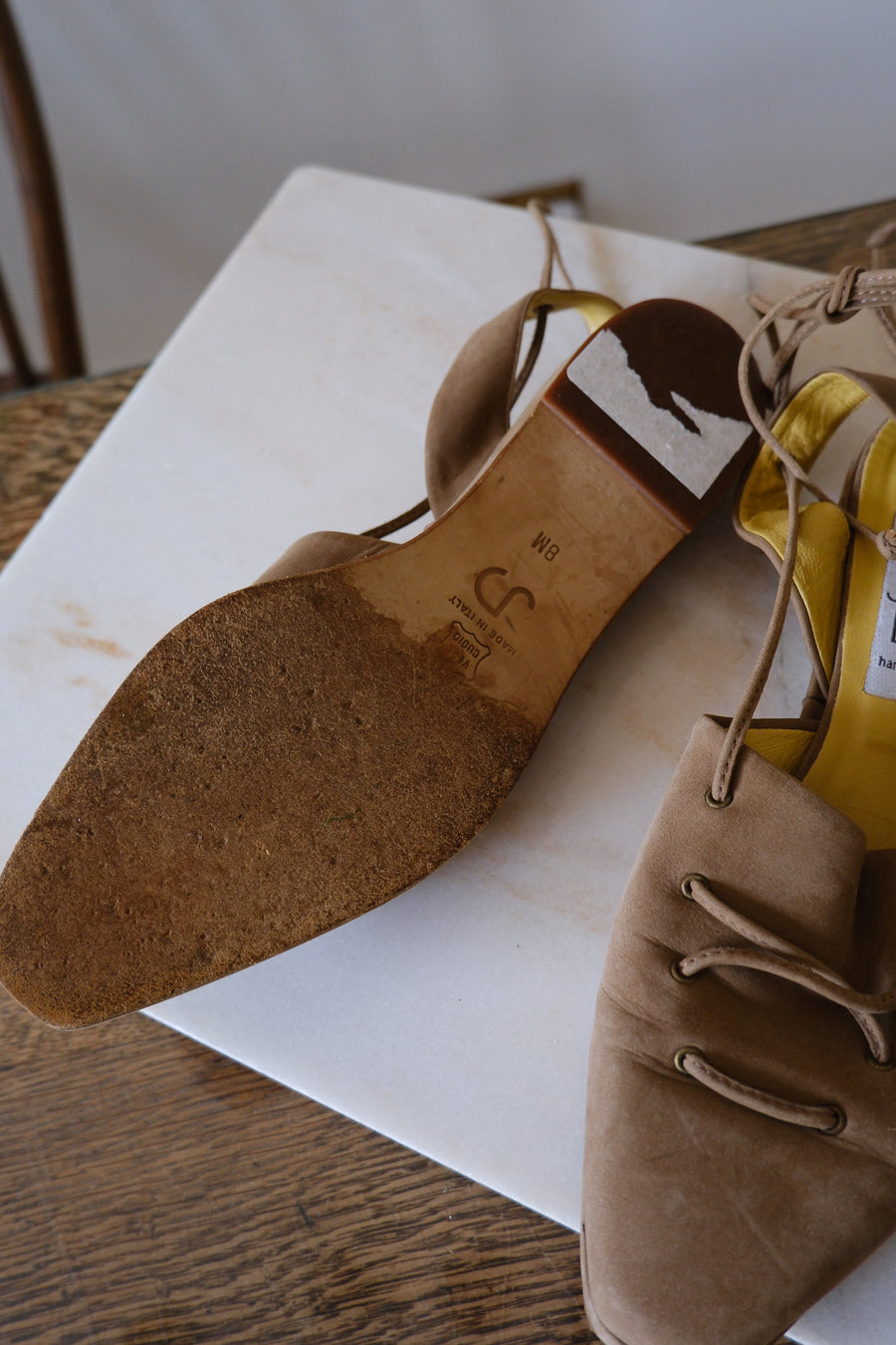 Suede Lace-Up Shoes - UK 5