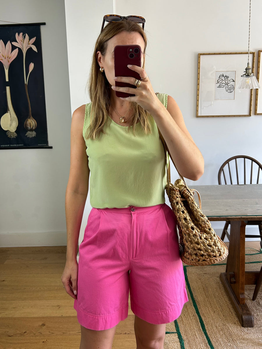 Pink Cotton Shorts - UK 8