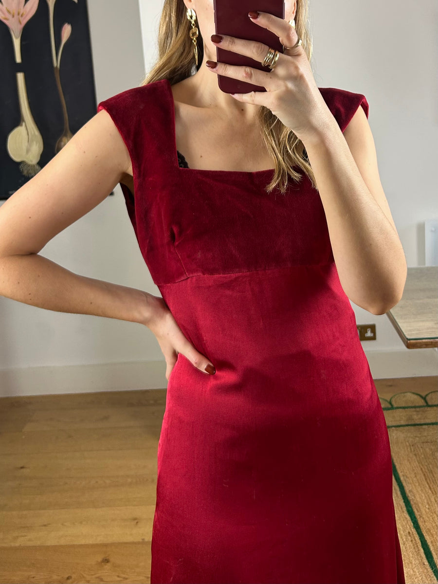 Red Party Dress - UK 8