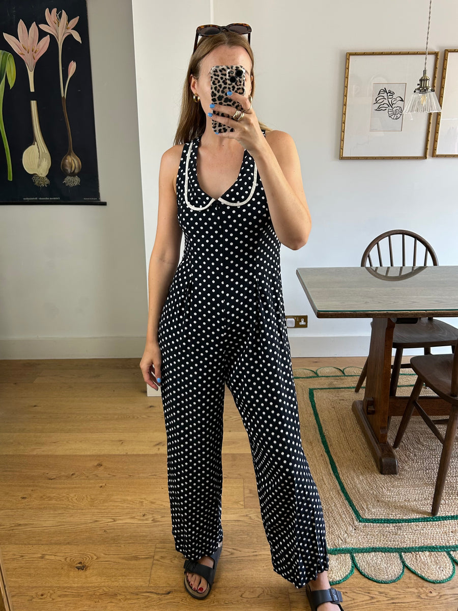 Polkadot Jumpsuit - UK 10