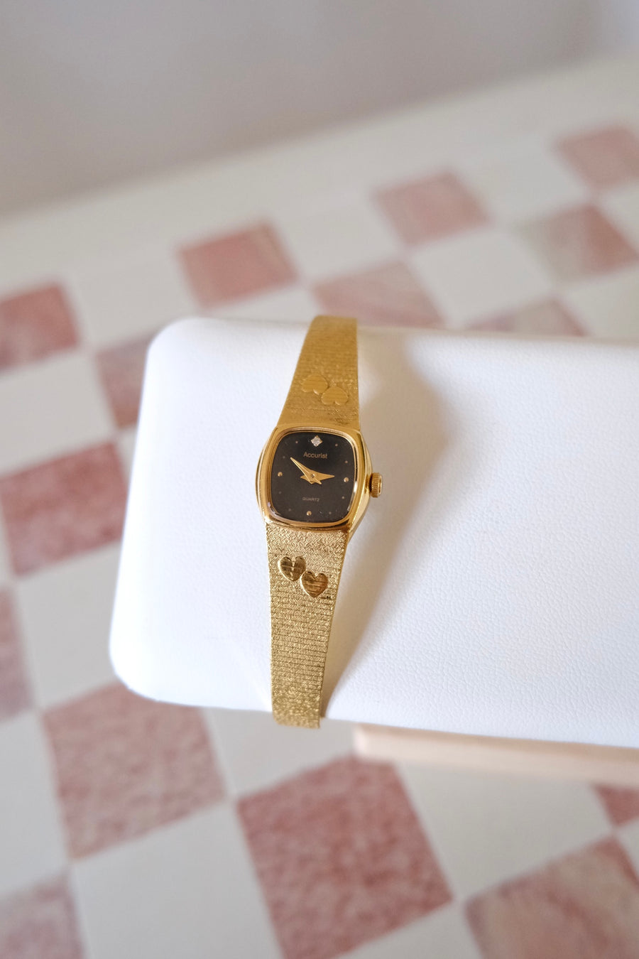 Accurist Gold Plated Heart Watch