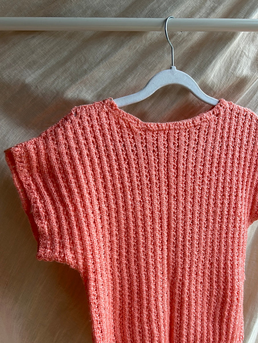 Coral Knit T-Shirt - S