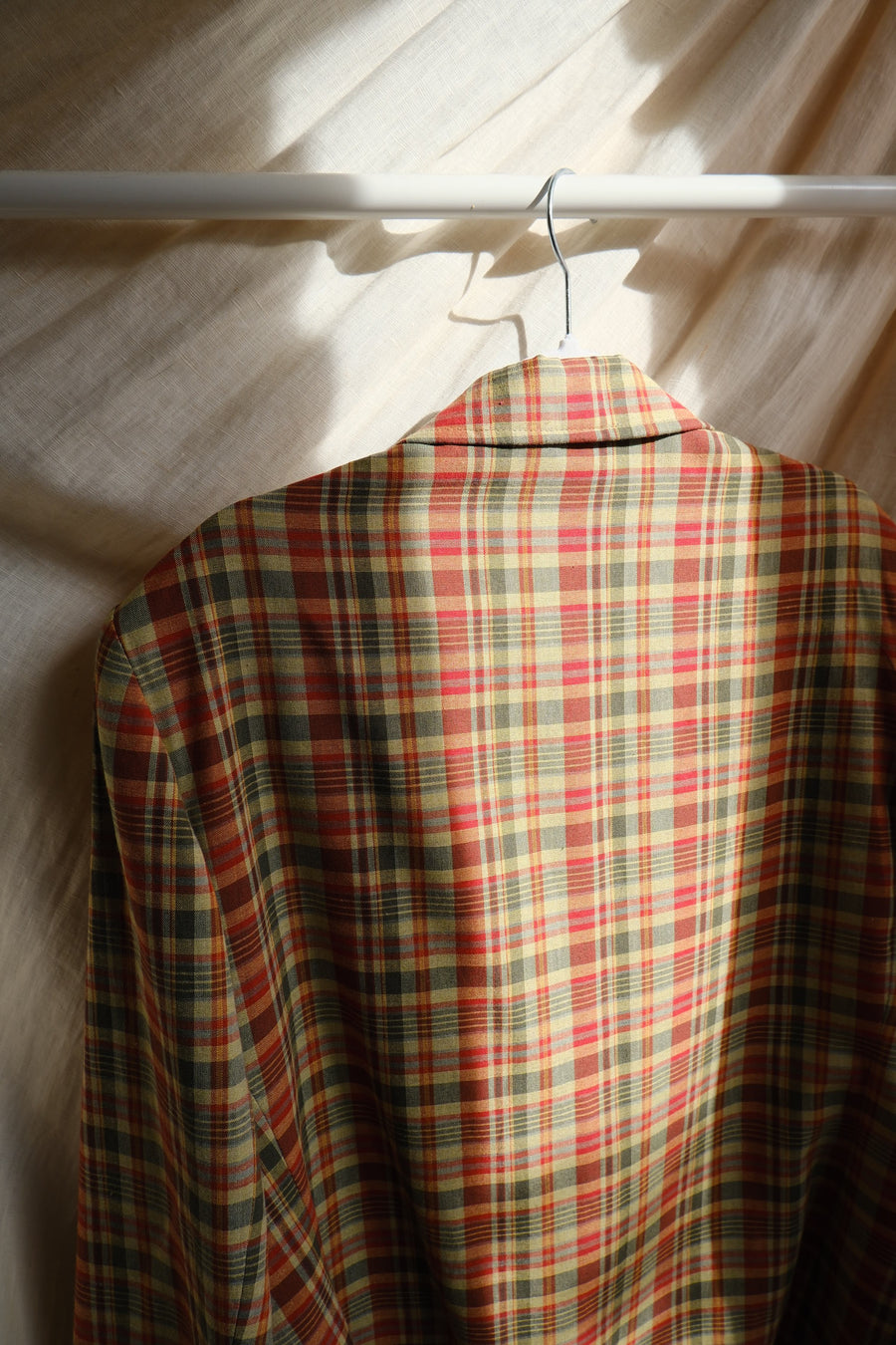 Autumnal Check Blazer - L