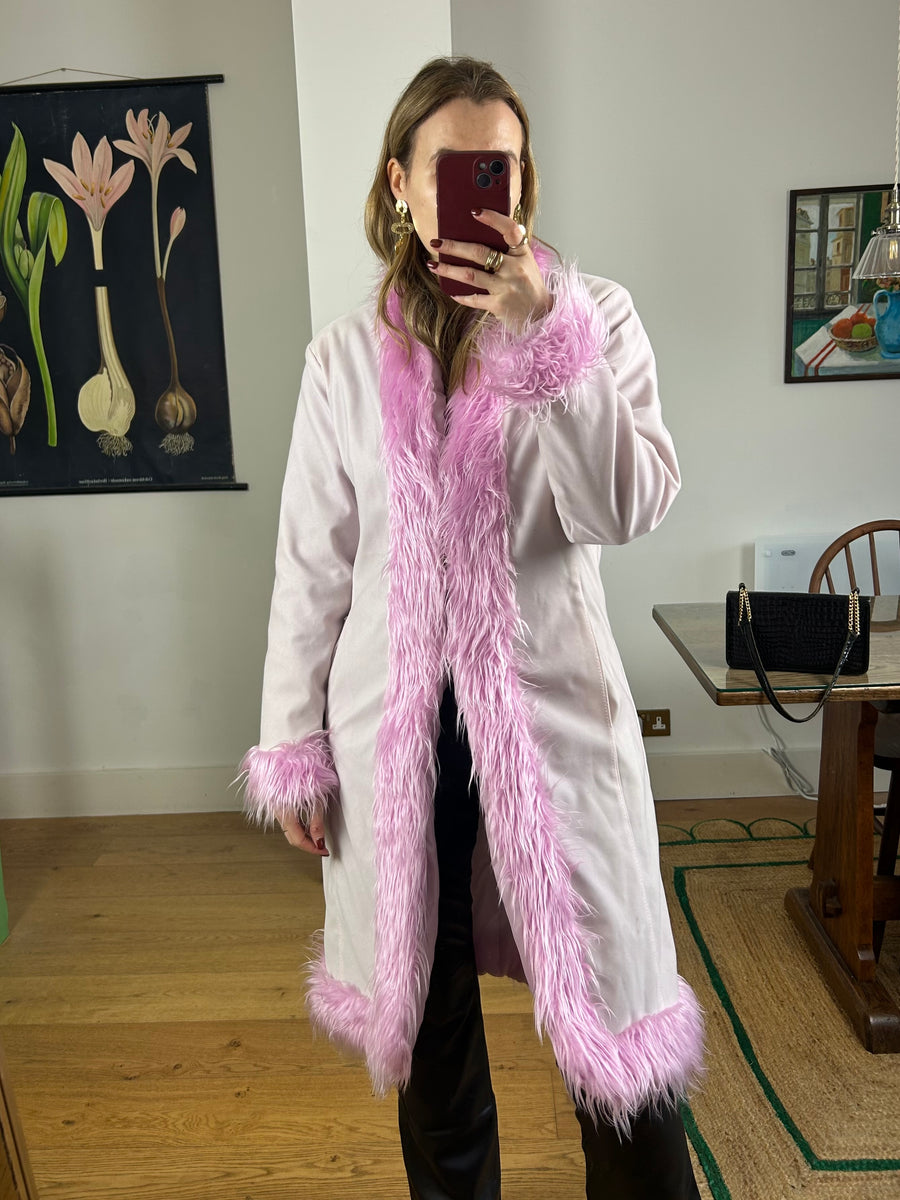 Pink Penny Lane Coat - S/M