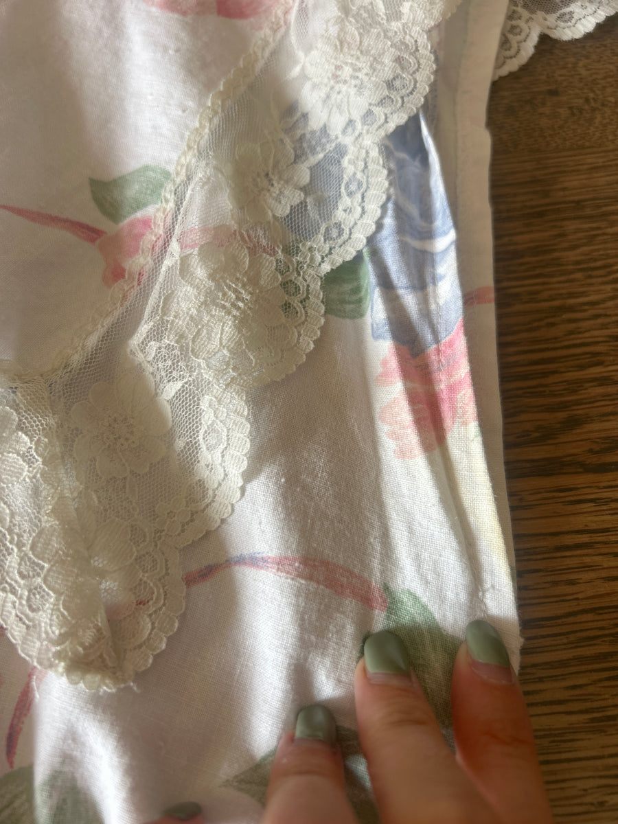 Statement Collar Floral Dress - UK 10
