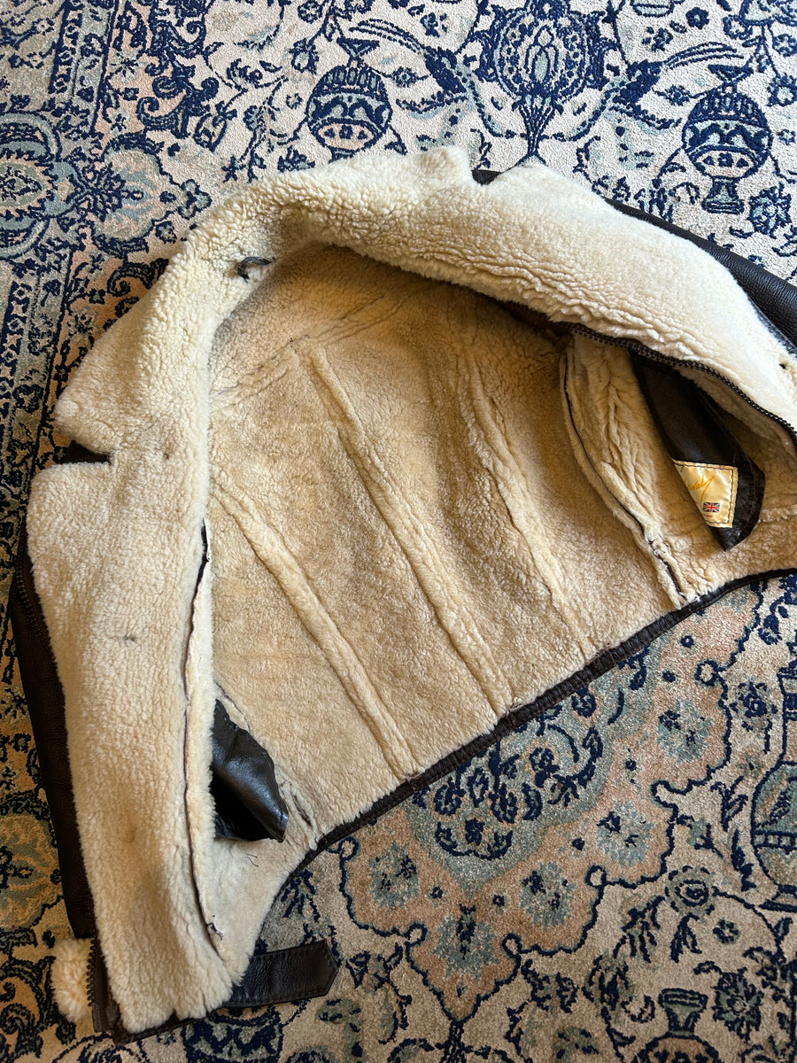 Sheepskin Leather Aviator - S