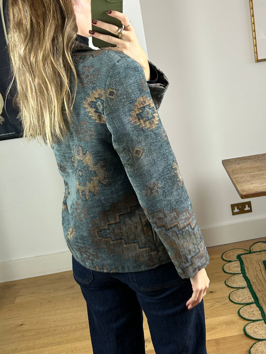 Tapestry Aztec Jacket - M