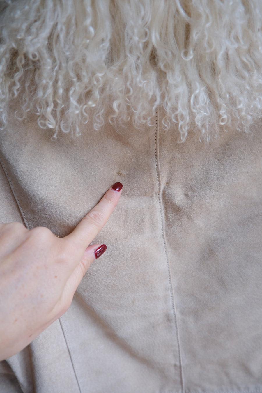 Mongolian Fur Blazer - S