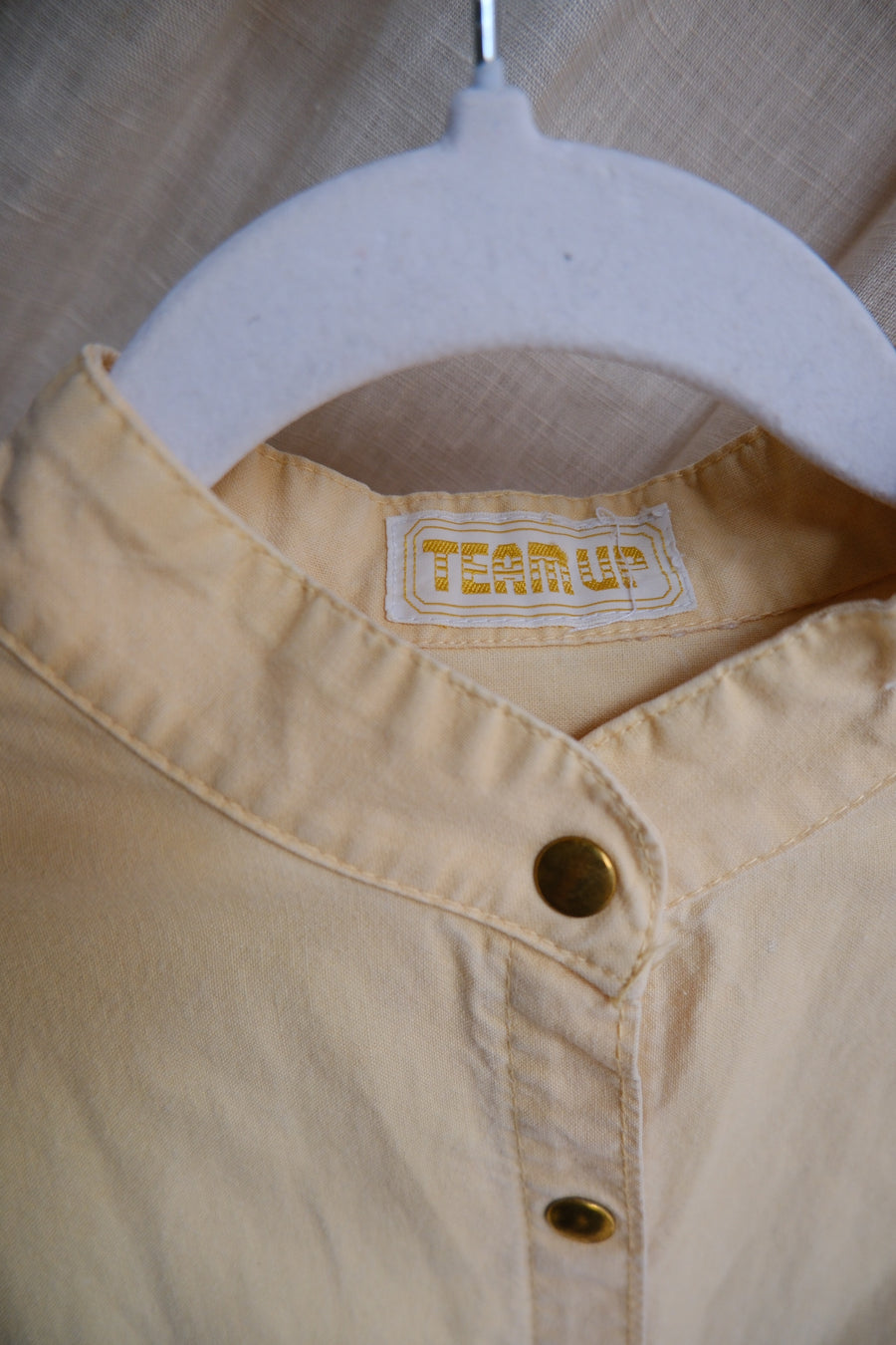 Yellow Cotton Boilersuit - UK 12/14