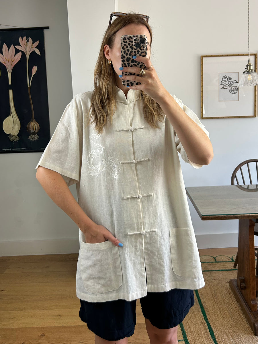 Cotton Embroidered Tunic - XL