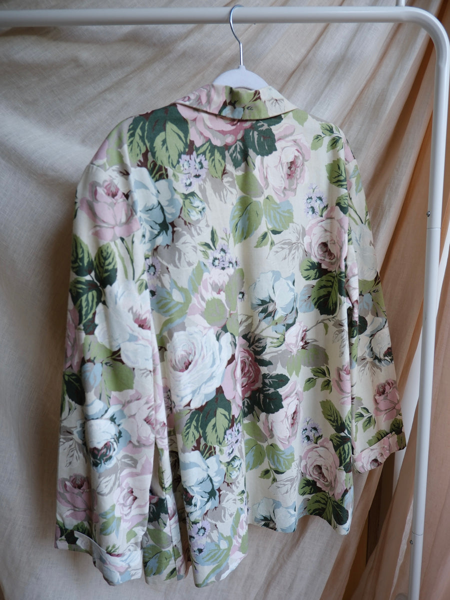 Rose Cotton Blazer - L