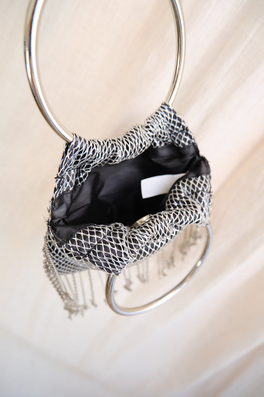 Chain & Charm Tassel Bag