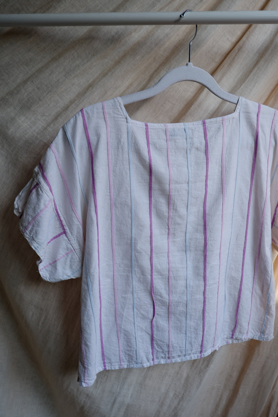 Striped Cotton Top - M