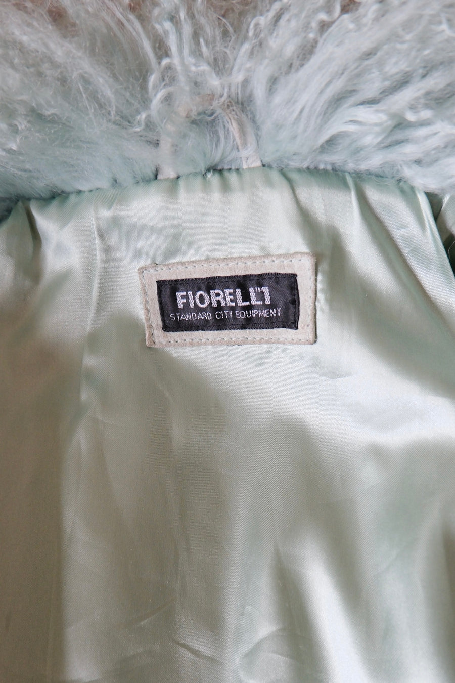 Green Mongolian Fur Jacket - S