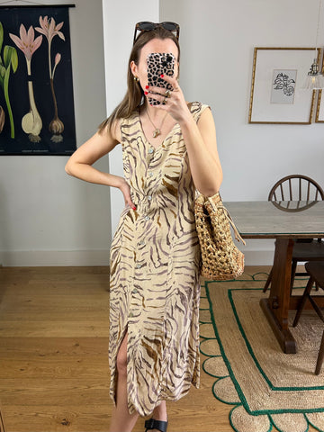 Animal Print Dress - UK 12