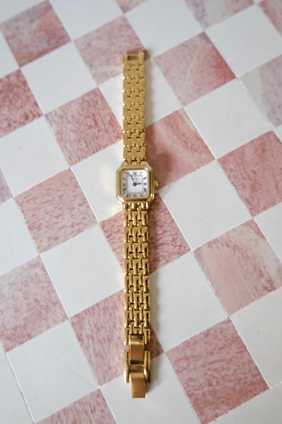 Sekonda Gold Plated Square Watch